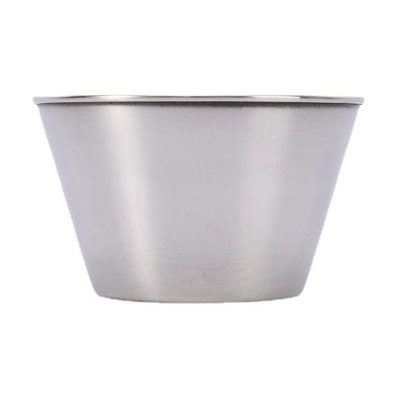 Zhuge 2Pcs Stainless Steel Condiment Sauce Cups, Multifunctional, Ideal for All Hot and Cold Sauces,2.99*2.99*1.92inch