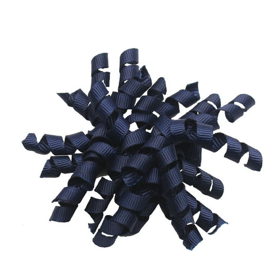 Zhuge 2pcs Hair Bows Ties Curly Elastic Hair Tie Ribbon Ponytail Holder Hair Band Hair Accessories,A14