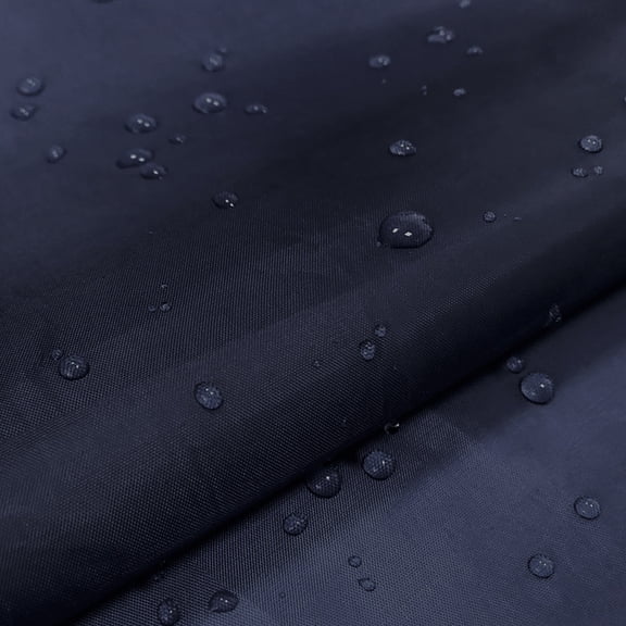 Zhuge 3 Yards Black Ripstop Fabric, 59 Inch Wide Waterproof Lightweight Cloth for Tent, Tarp, Bag Making, Outdoor Travel and DIY Craft Projects, Navy Blue