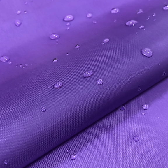 Zhuge 3 Yards Black Ripstop Fabric, 59 Inch Wide Waterproof Lightweight Cloth for Tent, Tarp, Bag Making, Outdoor Travel and DIY Craft Projects, Purple