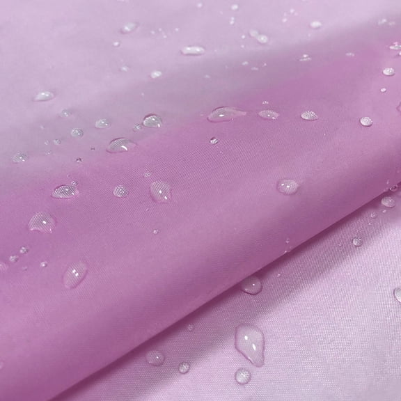 Zhuge 3 Yards Black Ripstop Fabric, 59 Inch Wide Waterproof Lightweight Cloth for Tent, Tarp, Bag Making, Outdoor Travel and DIY Craft Projects, Pink