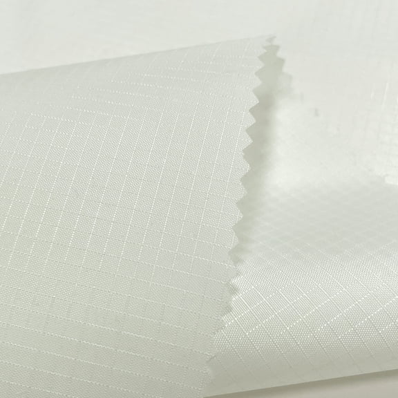 Zhuge 3 Yards x 59 Inch Ripstop Fabric, Water Repellent Lightweight Durable Material for DIY Crafts, Outdoor Covers, Bags, Flags and Kite Making, White