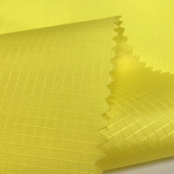 Zhuge 3 Yards x 59 Inch Ripstop Fabric, Water Repellent Lightweight Durable Material for DIY Crafts, Outdoor Covers, Bags, Flags and Kite Making, Yellow
