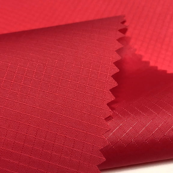 Zhuge 3 Yards x 59 Inch Ripstop Fabric, Water Repellent Lightweight Durable Material for DIY Crafts, Outdoor Covers, Bags, Flags and Kite Making, Red