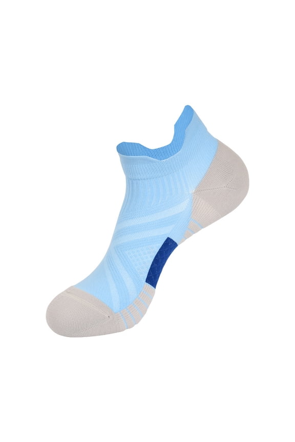 3 pairs of of No Show Socks Womens and Men Low Cut Ankle Short Anti-slid Athletic Running Novelty Casual Invisible Liner SocksBlue