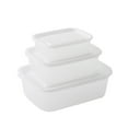 Zhuge 3piece transparent freshkeeping storage box, kitchen