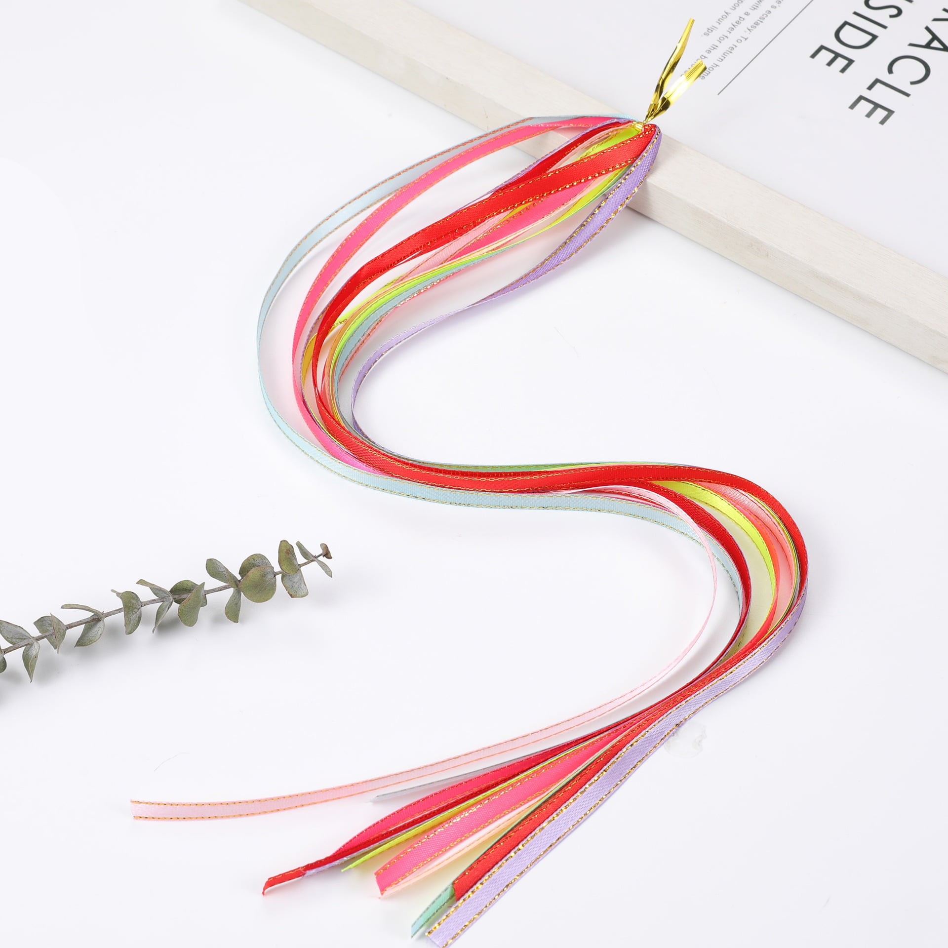 Zhuge 30Pcs Colorful Hair Strings For Braids Gradient Color Hair Rope ...