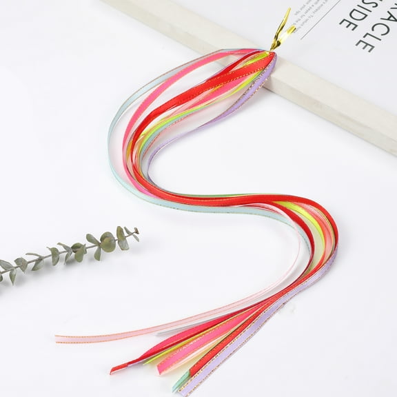 Zhuge 30Pcs Colorful Hair Strings For Braids Gradient Color Hair Rope Band Hair Wrap String Hair Ribbons Rainbow Braiding Hair Tie Hair Accessories,C04