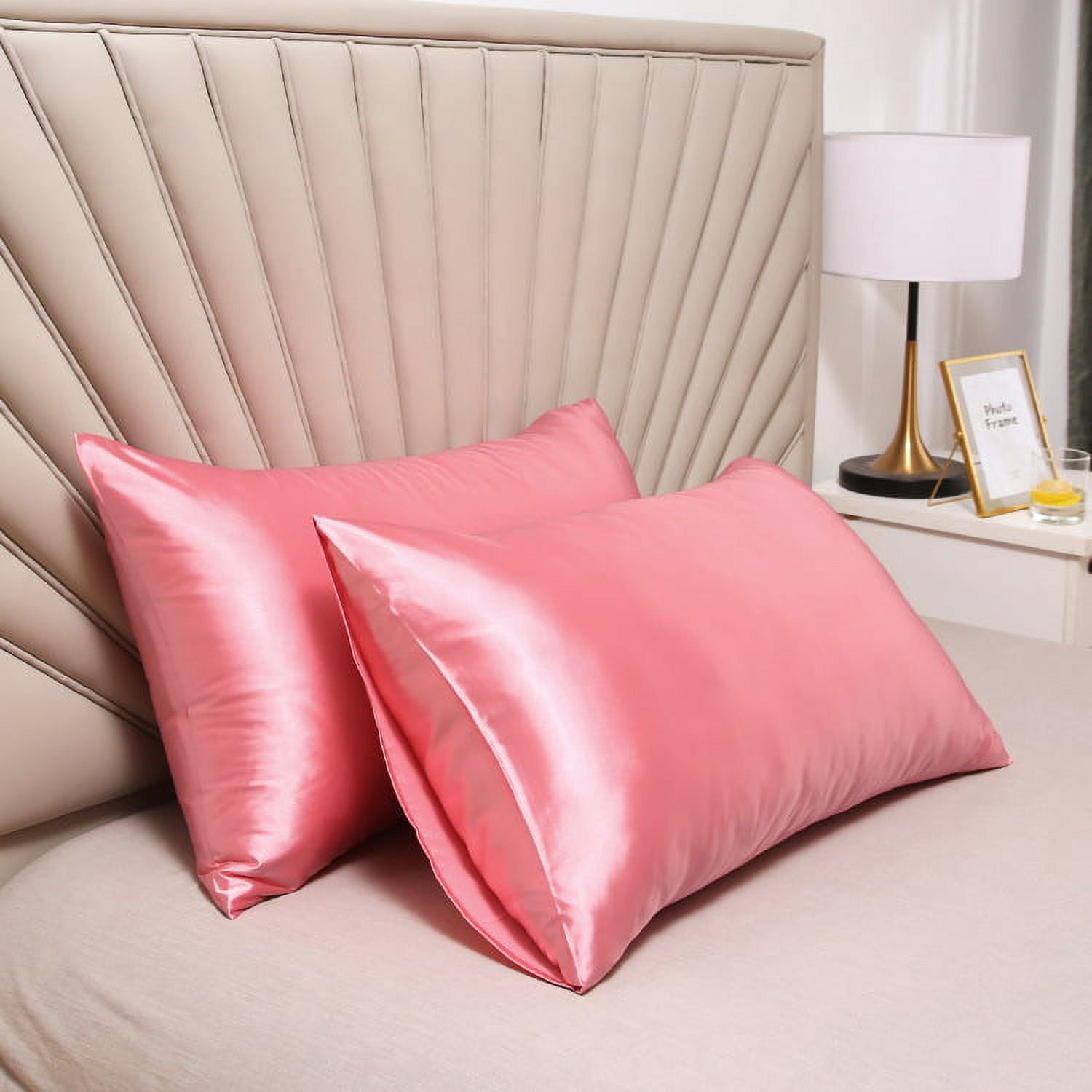 Zhuge 3Pcs Washed silk pillowcase Soft and skin-friendly, silky touch pillowcase, giving the skin a luxurious hug 20.08x29.92inch(jade）