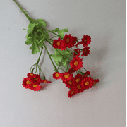 Zhuge 3pcs Chamomile Artificial Flowers, Fake flowers, Flores Artificiales Para, Wedding Decor