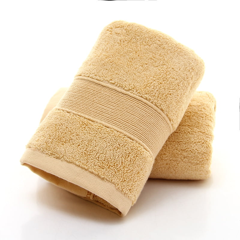 Zhuge 4 Pack 13x30 Inch Cotton Soft Absorbent Decorative Hand Towels, Multipurpose Towels for Bathroom, Bath, Face, Spa, Gym & Kitchen, Brown