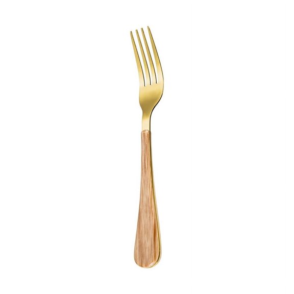 Zhuge 4Pcs Dinner Forks Stainless Steel Silverware Forks Modern Flatware Cutlery Forks-B