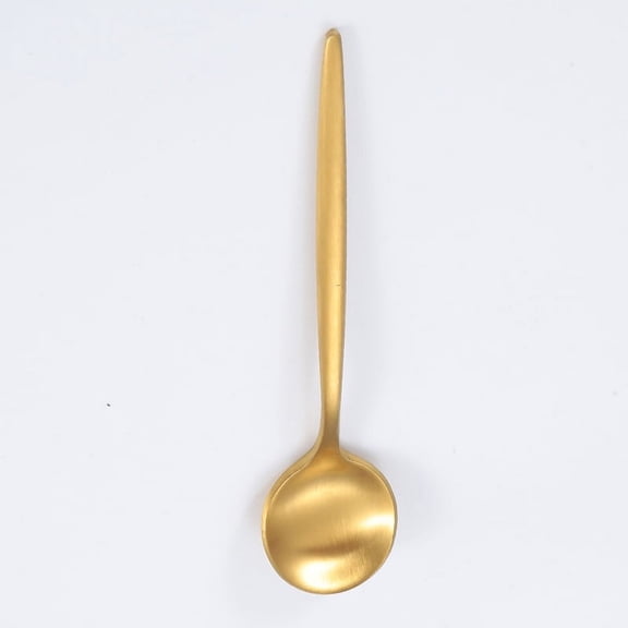 Zhuge 4Pcs Stainless Steel Spoon Cutlery Table Spoon for Home, Kitchen & Restaurant-Gond Pink