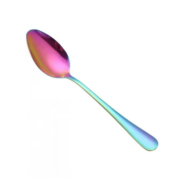 Zhuge 4Pcs Stainless Steel Spoon Cutlery Table Spoon for Home, Kitchen & Restaurant-Multicolour