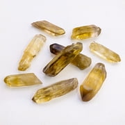 Zhuge 500g yellow natural crystal stone pillar scepter 4-8cm natural raw stone aroma stone expansion stone fish tank decoration stone size mixed