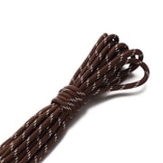 Zhuge 5mm Thick Polyester Cord 3 Rolls x 5 Meters, Sturdy All-Purpose Rope for Clothes Line, Jewelry, Bracelet & DIY Craft Projects, Coffee