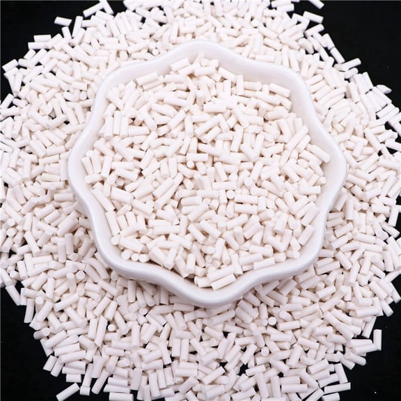 Zhuge 60g Resin Imitation Candy Decor Chips & Polymer Clay Slices, Faux Craft Toppings for Nail Art, DIY Phone Case & Handmade Craft Projects, White