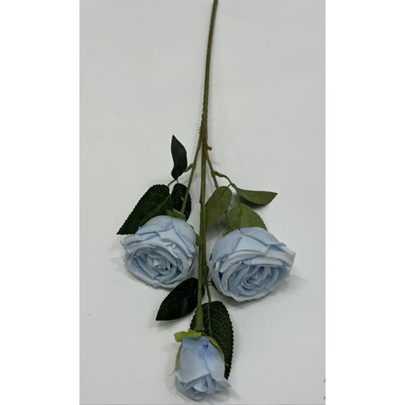 Zhuge 6pcs 3-Headed Princess Rose Artificial Flowers, Fake flowers, Flores Artificiales Para, Wedding Decor