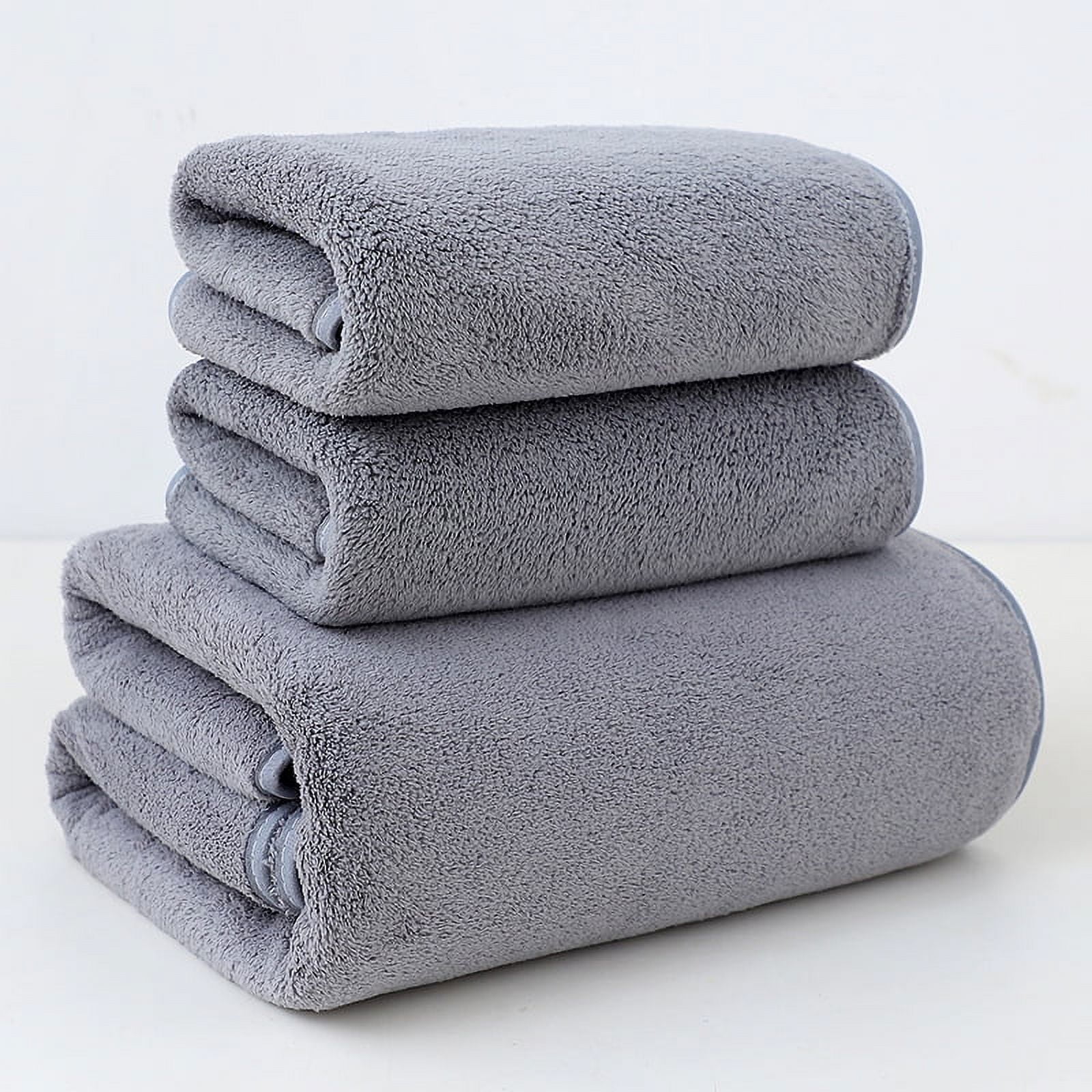 Zhuge 6pcs Bathroom Hand Towels, Home All cotton Ultra-Soft 100% Cotton Hand Towel – Highly Absorbent for Shower, Pool, Spa, and Gym 13.78x29.53inch (gray)