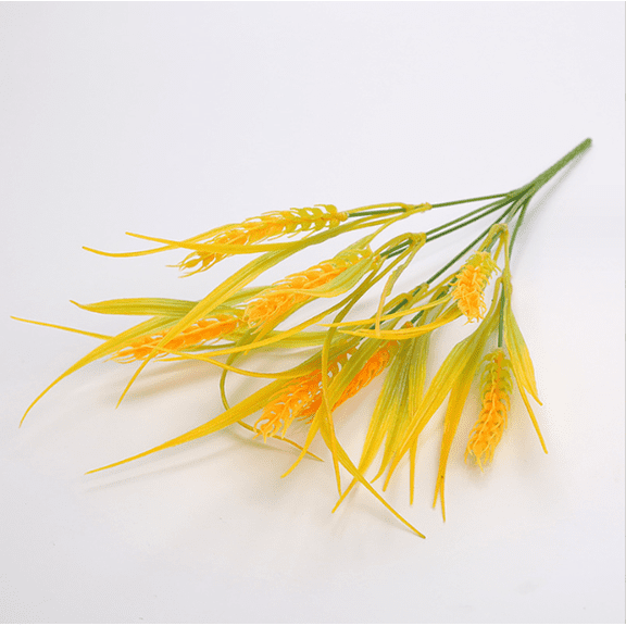 Zhuge 6pcs Rice Wheat Ears Artificial Flowers, Fake flowers, Flores Artificiales Para, Wedding Decor