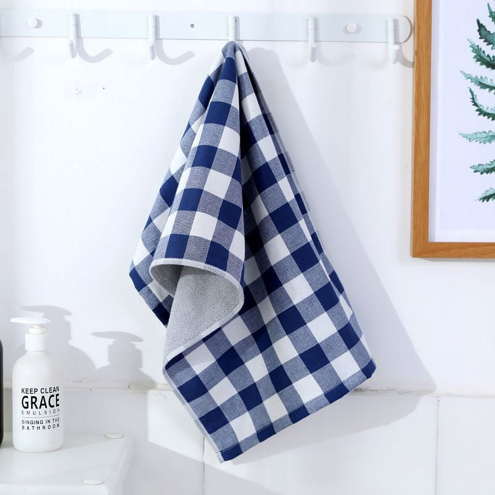 Zhuge 6pcs Thick Bathroom Hand Towels, Home Soft Cotton Super Soft Highly Absorbent Hand Towel for Shower, Pool, Spa, Gym, Hand Towel for Daily Use 15.75x31.5inch (camel)