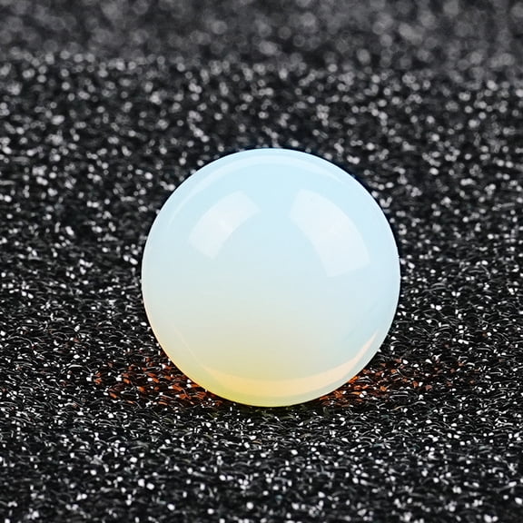 Zhuge 7 Pcs 0.79 Inch Banded Quartz Crystal Sphere, Feng Shui Chakra Aura Decor for Home Desk & Collection, Opal