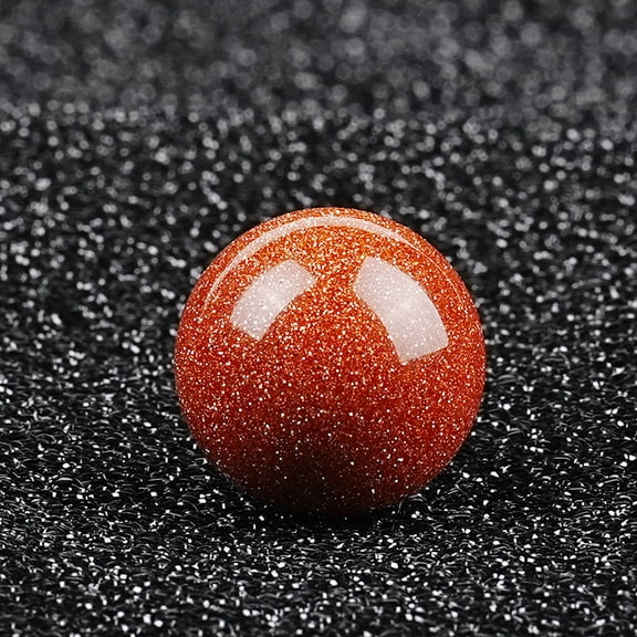 Zhuge 7 Pcs 0.79 Inch Banded Quartz Crystal Sphere, Feng Shui Chakra Aura Decor for Home Desk & Collection, Shining Red Agate