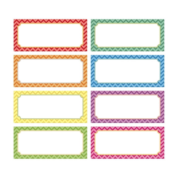 Zhuge 8-Piece Reusable Dry Erase Magnetic Name Tag Labels Set, Includes Erasers & Magnetic Tape for Locker, Classroom, Office & Home Organization, A