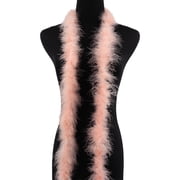Zhuge 8Pcs 2 Yards Champ Fluffy Feather Scarf, DIY Crafts & Sewing Trim for Wedding, Party, Christmas & Home Decor