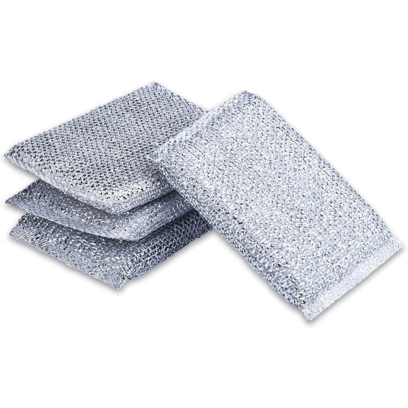 Zhuge 9-Piece Aluminum-Titanium Cleaning Sponges - Non-Scratch Scouring Pads for Kitchen