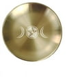 thumbnail image 1 of Zhuge Altar Ritual Plate Dish Astrology Tarot Plate Ring Trinket Holder for Smudging Decoration Trays used for Altar, Prayer, Ritual 5.5inch（02）, 1 of 5