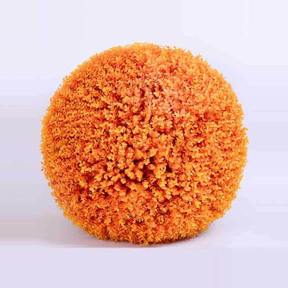 Zhuge Artificial Plant Topiary Ball Artificial Greenery Ball Decorative Faux Boxwood Decorative Foliage Artificial Decorative Holiday Plants Spring Summer Faux Plant Decor（15.7inches*15.7inches）