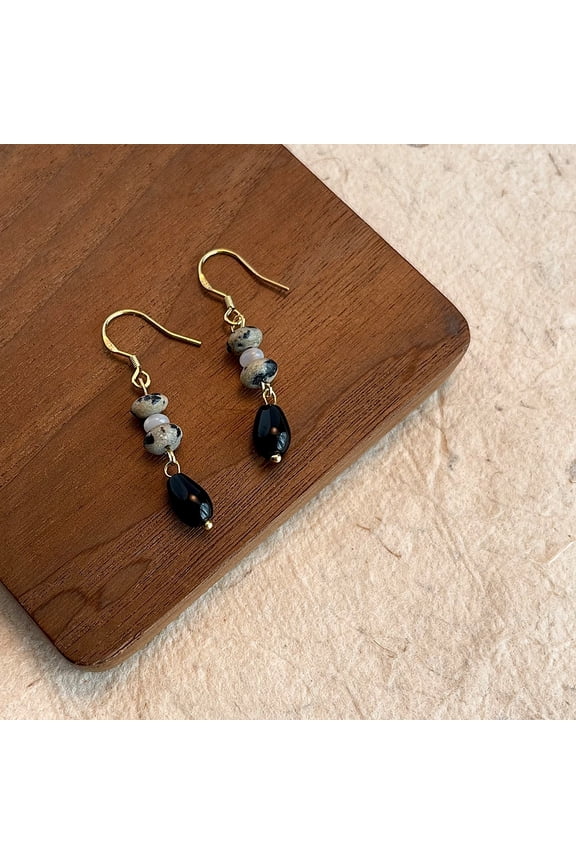 Artisanal Chinese Tassel Earrings, Handmade Ethnic Dangle Jewelry Pair for Lunar New Year & Festive Wear,E01