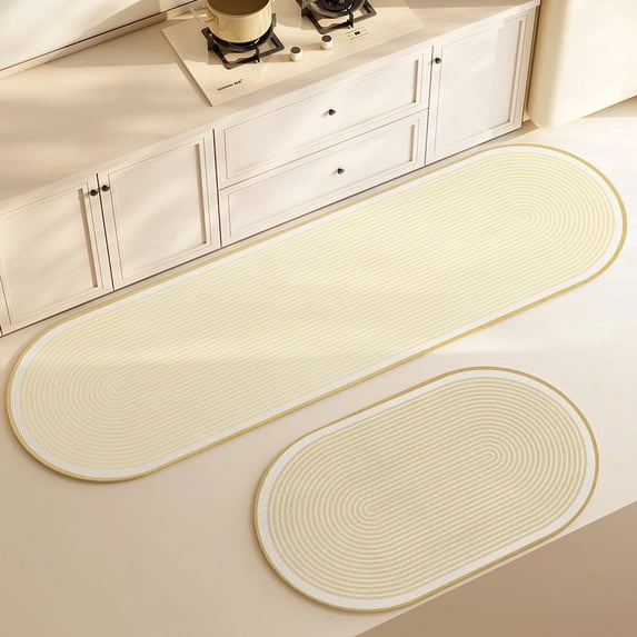 Zhuge Bathroom Rug Mat , Non-Slip Plush Shaggy Bath Carpet, Machine Wash Dry, Green,24*16inch