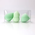 thumbnail image 1 of Zhuge Beauty Sponge Set 3 Pack, Makeup Blender Sponge For Liquid & Cream Makeup, Buildable Coverage, Foundation Sponge For Natural Base, Latex-Free Foam ，Light Green A38, 1 of 4