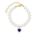 thumbnail image 1 of Zhuge Blue M Size Elegant Pet Bridal Jewelry Collar & Necklace, Dress Accessories for Cats & Dogs, 1 Pc, 1 of 3