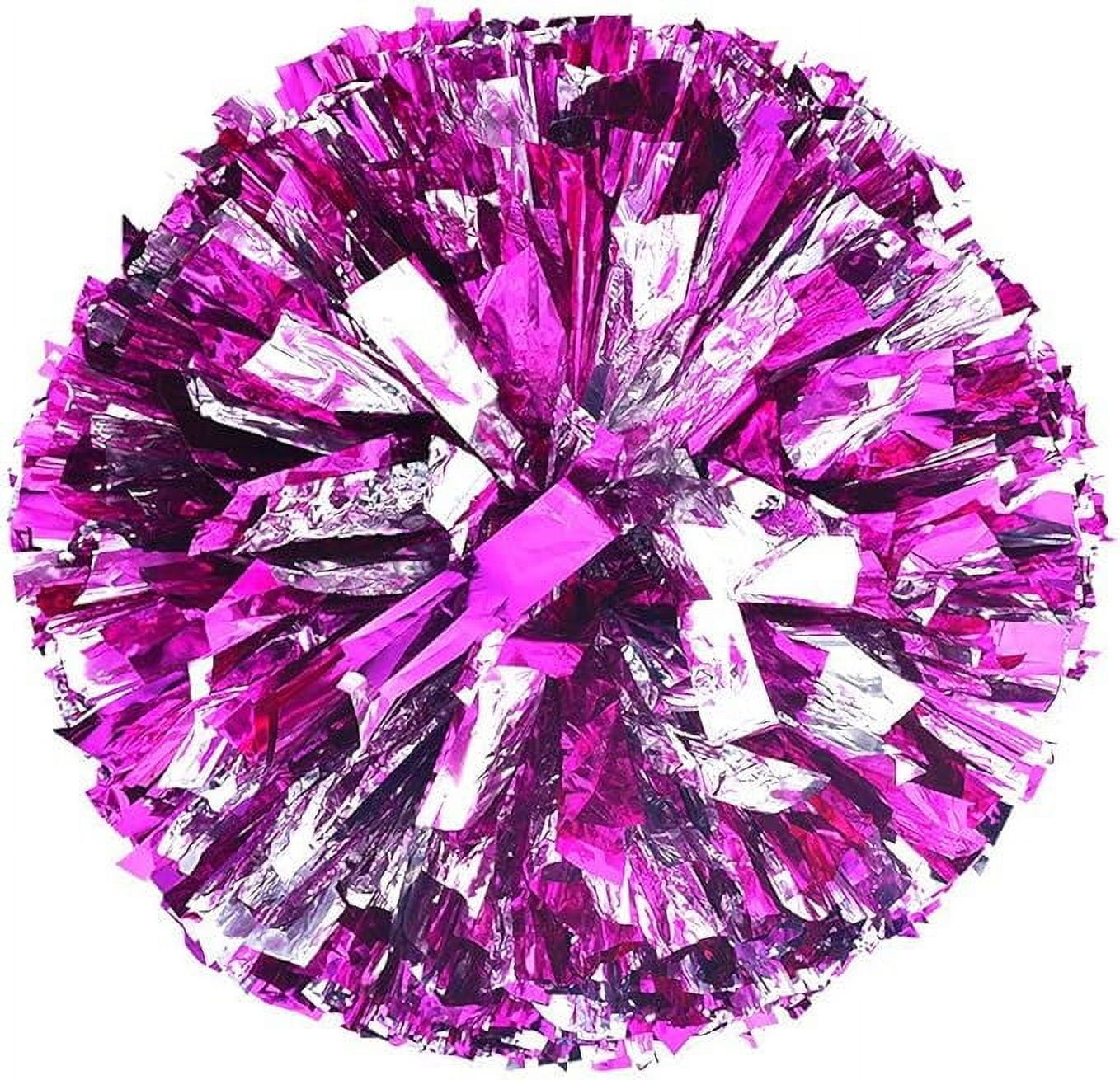 Zhuge Cheer leading with Handle, Rose Silver Metallic Foil Plastic ...