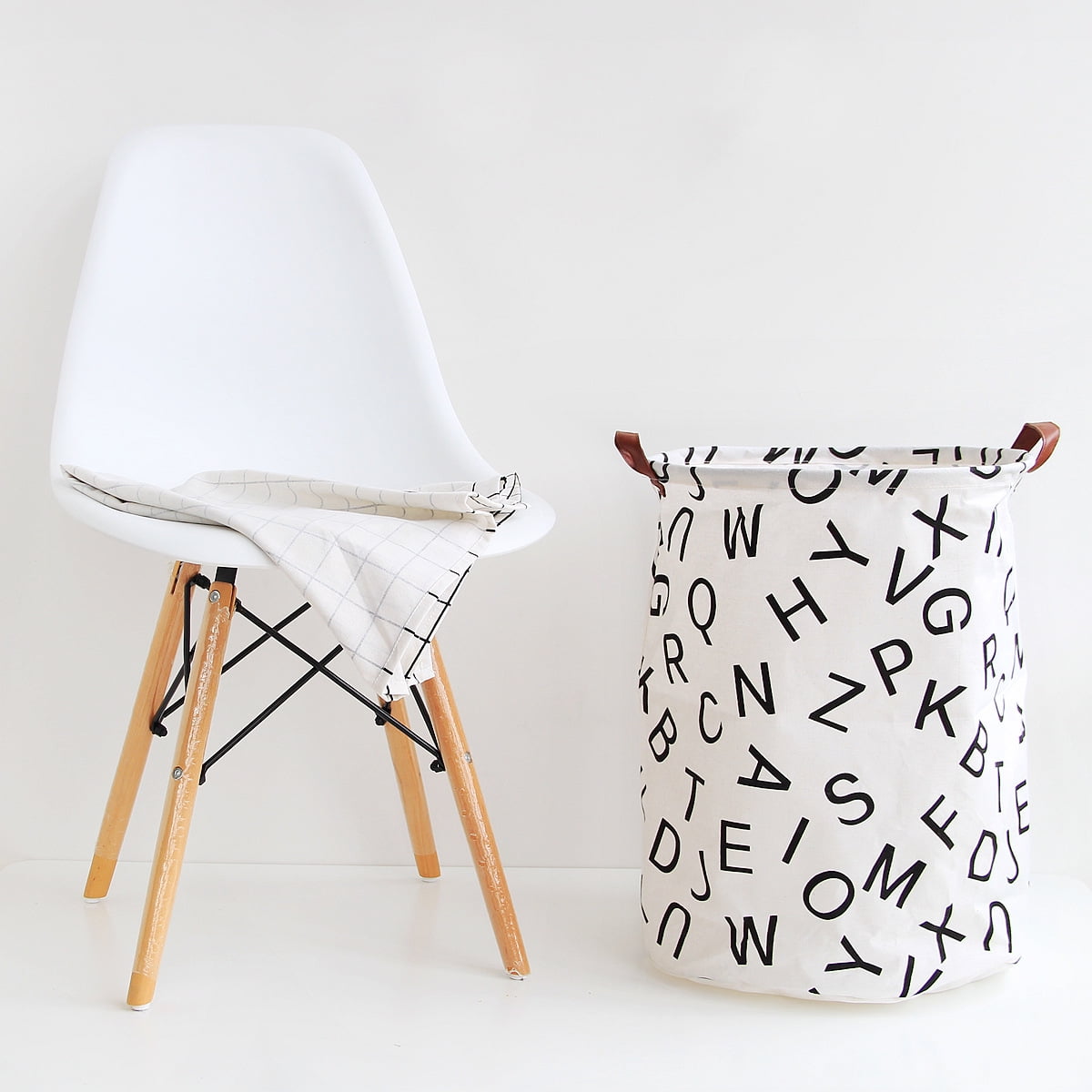 Zhuge Collapsible Laundry Basket in Bedroom Waterproof Laundry Hamper