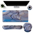 Zhuge Gaming Mouse Pad Wrist Support Set, 3in1 Keyboard Wrist Rest
