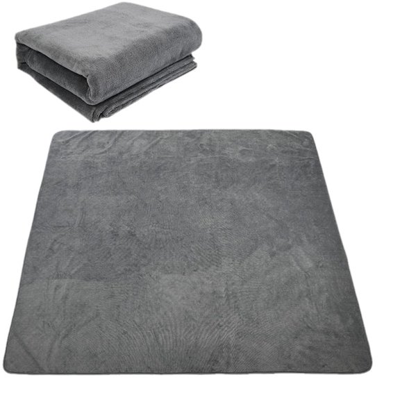 Zhuge Gray Dog Pads 100x70cm Washable Reusable Dog Pads, Multi-Function for Puppy Training, Birth & Incontinence, Absorbent Leak-Proof Pet Mats