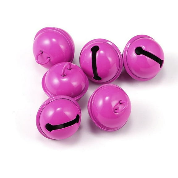 Zhuge Jingle Bells, 22mm 60pcs Craft Bells for DIY Holiday Decoration, Musical Party, Home, Festival, Wedding,Rose