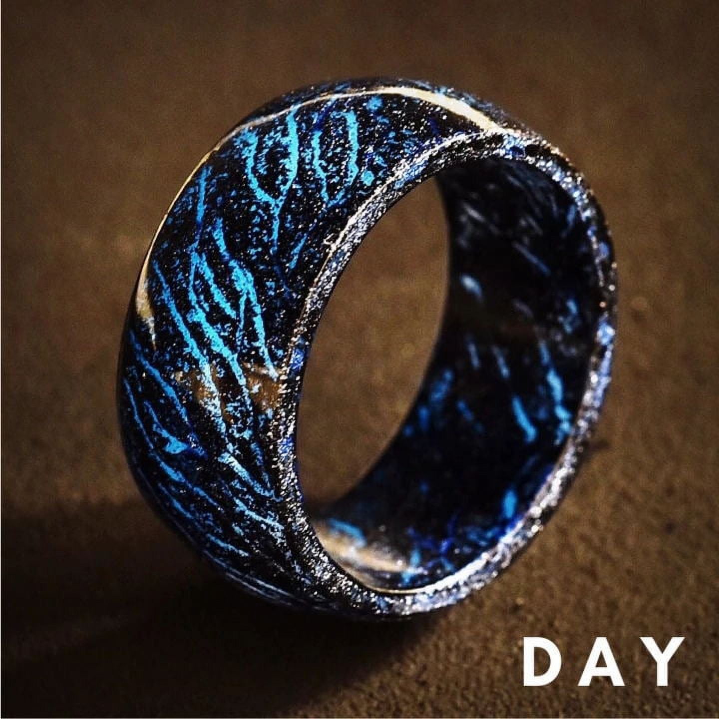 Zhuge Luminous Glow Ring Glowing in The Dark Jewelry Unisex Decoration ...
