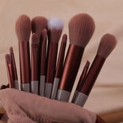 Zhuge Makeup Brushes,Makeup Brush Set,13 PCS Travel Make Up Brush Kit,Cosmetic Brushes for Face Foundation Blush Eye Shadow with Storage bagPurple