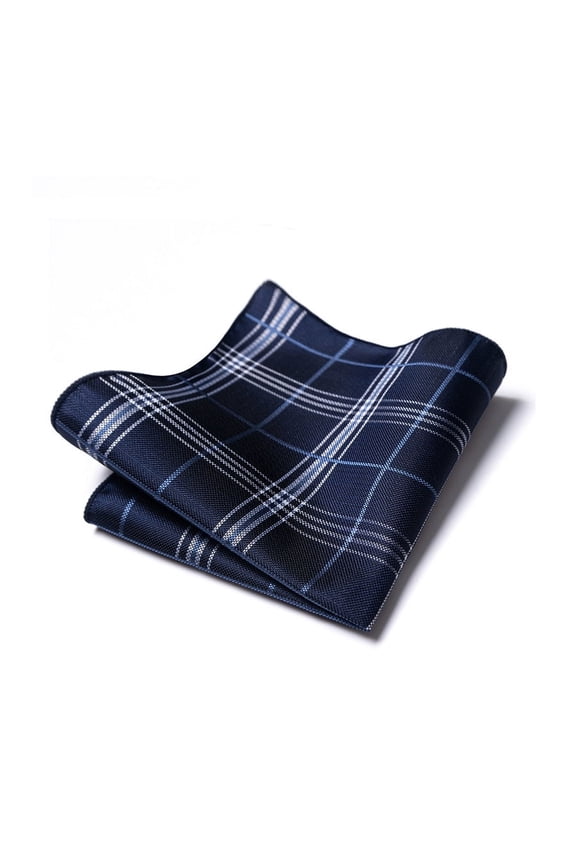 Mens Silk Pocket Square Set Handkerchiefs-9*9inchC15