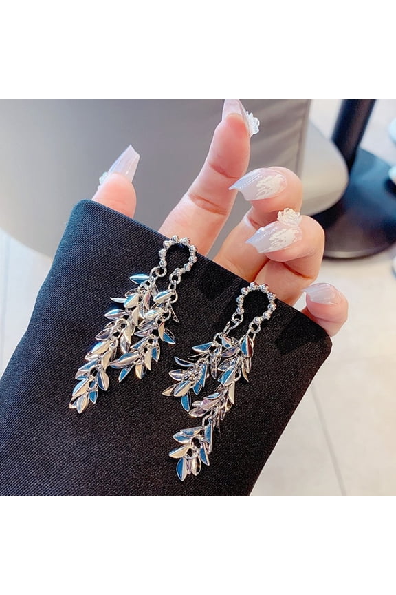 Minimalist Tassel Drop Dangle Earrings, Set of 1 Pair, Lightweight Fringe Statement Jewelry for Women,T09