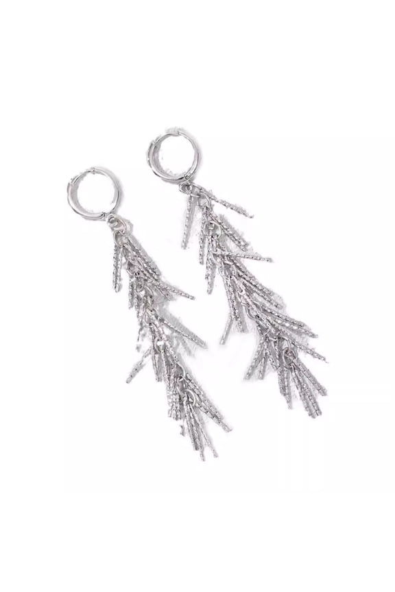 Minimalist Tassel Drop Dangle Earrings, Set of 1 Pair, Lightweight Fringe Statement Jewelry for Women,T23