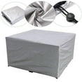 thumbnail image 1 of Zhuge Outdoor Furniture Covers，Waterproof, Anti-UV, Rip-Proof, Fade Resistant Material Courtyard Furniture Covers 66*37*27inch (Silvery), 1 of 4