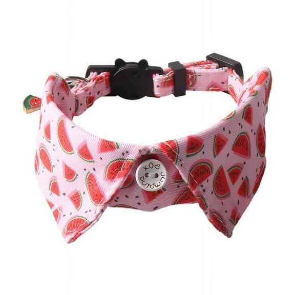 Zhuge Pet Collar with Buckle Adjustable Safety Soft Collars for Small Dogs or cats, A01