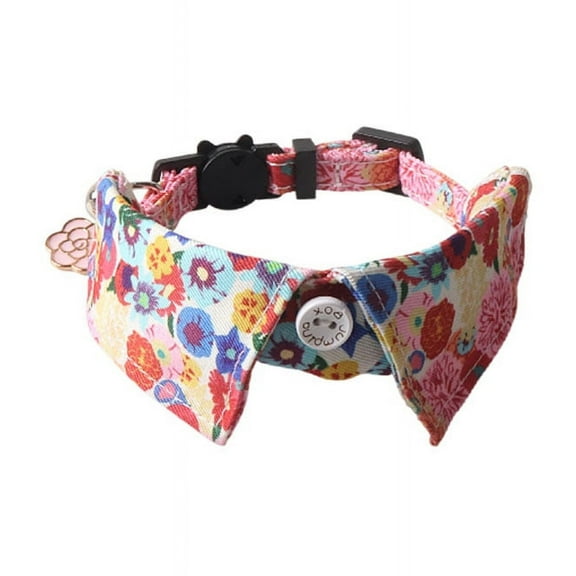 Zhuge Pet Collar with Buckle Adjustable Safety Soft Collars for Small Dogs or cats, A08