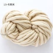 Zhuge Premium Super Bulky Merino Yarn | 250-Grams of 100% Wool Yarn Chunky Weight, Thick Wool Yarn for Knitting, Crochet, Blanket,Weaving,Beige